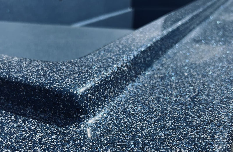 granita pool finish mineral stone texture fiberglass pool surface